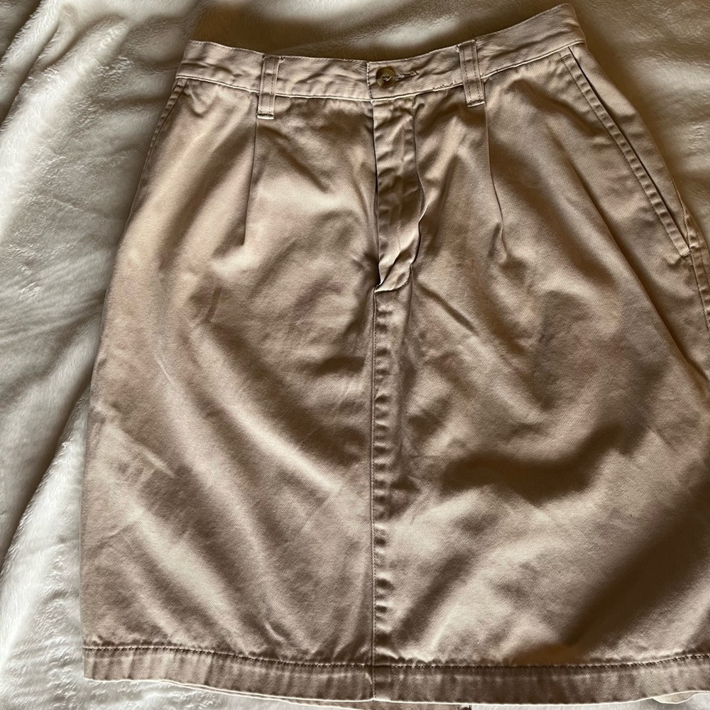 Eddie Bauer Tan Skirt